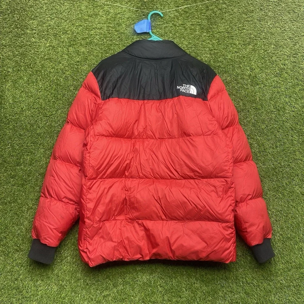 The North Face Dow Jacket Mens Medium Red Down Filled 700 Outdoor Puffer Hiking